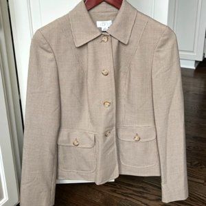 Ann Taylor Loft Blazer Tan, Size 2